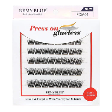 Remy Blue Press On Glueless Multi Length FDM01 - ANNS BEAUTY SUPPLY